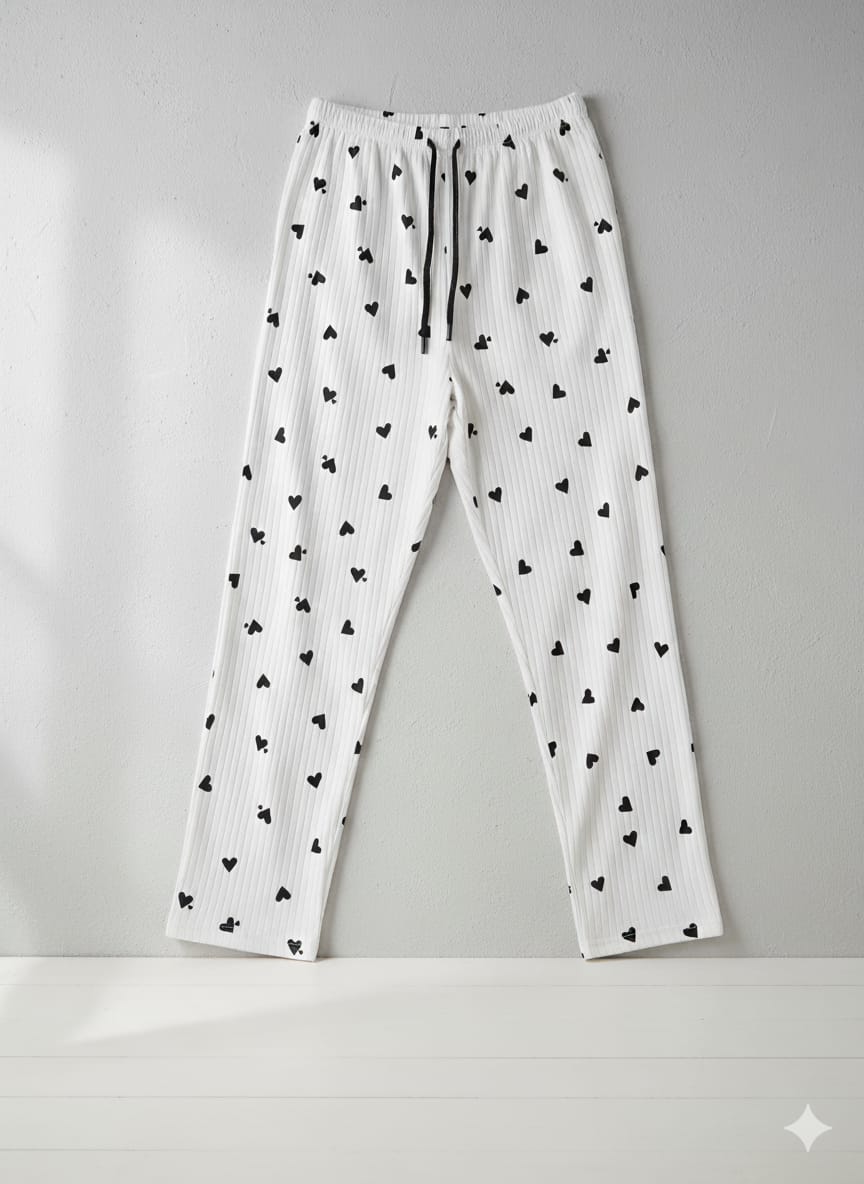 Midnight Heart” 3-Piece Pyjama Set